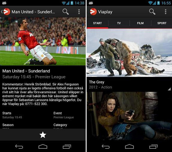 Viaplay klar med ny Android-app