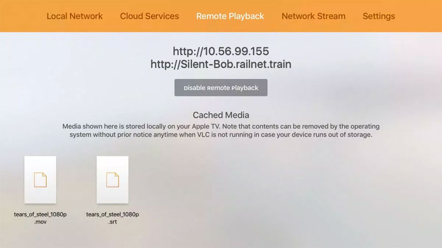 VLC på Apple TV VLC på Apple TV