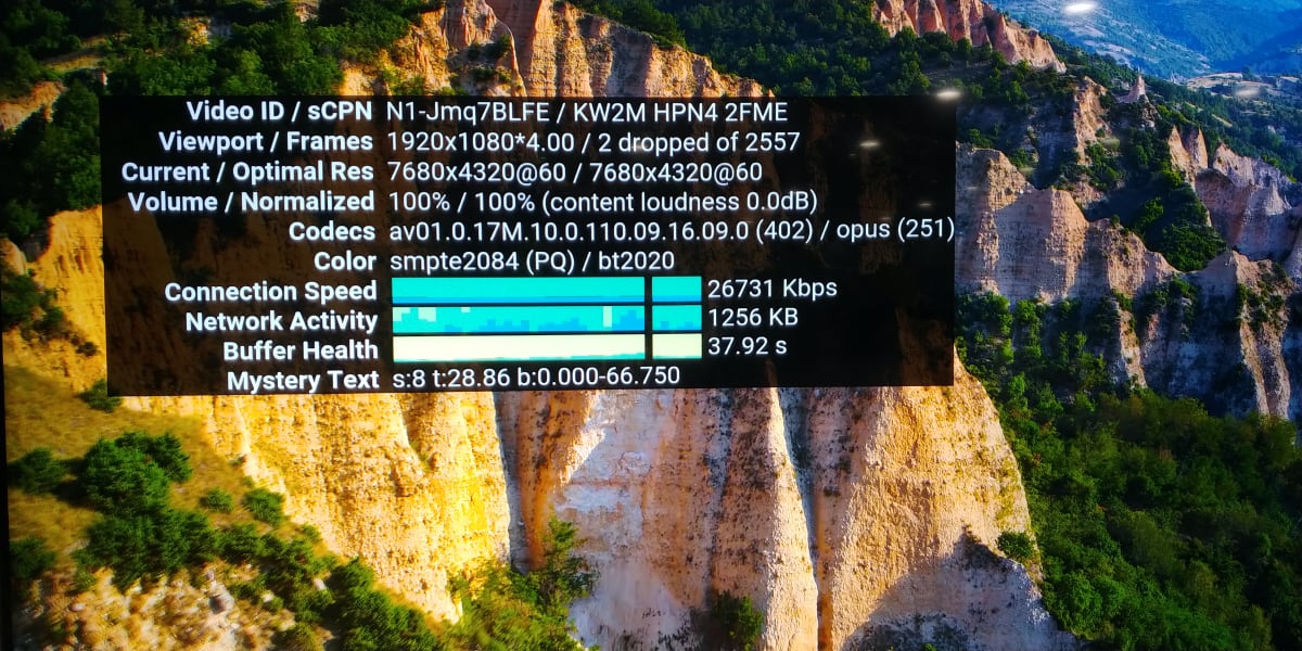 YouTube 8K på 8K TV YouTube 8K