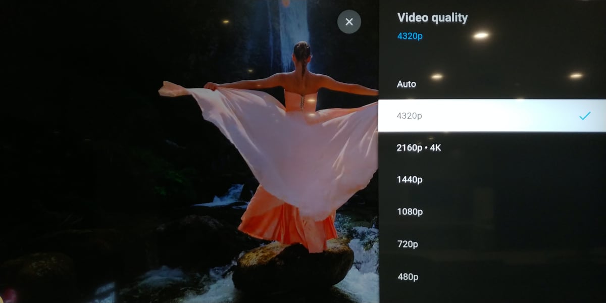 YouTube 8K på 8K TV YouTube 8K