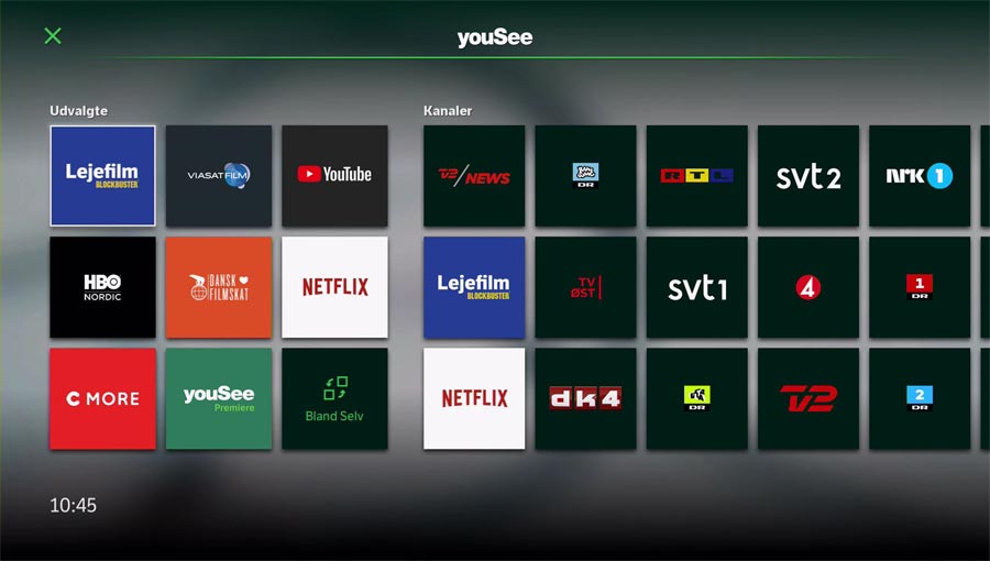  YouTube hos YOuSee