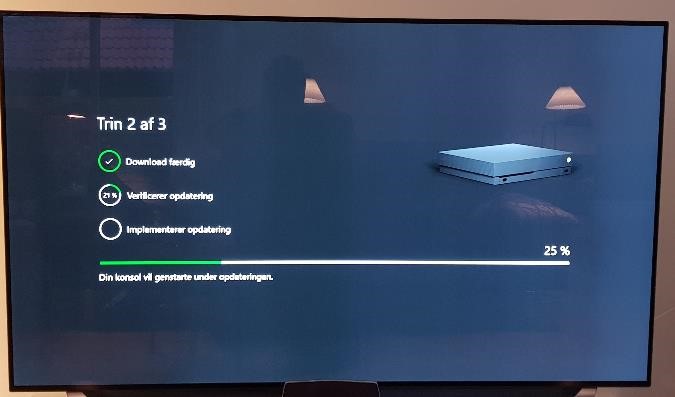 Lyst område i højre side af LG Oled (C) 55"