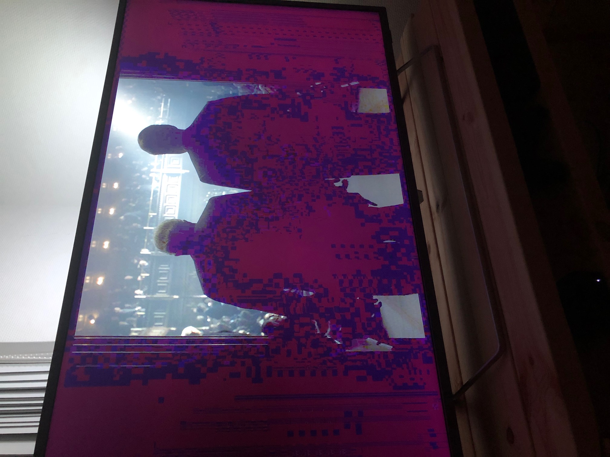 Billede af en mørk scene