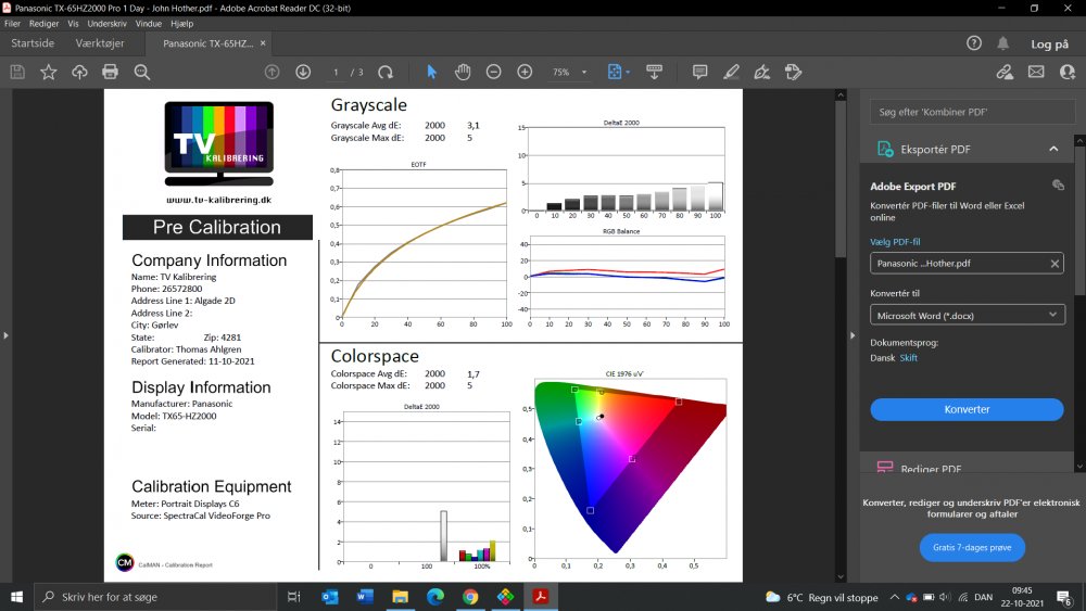 Panasonic TX-65HZ2000 Pro 1 Day før kalibrering.png