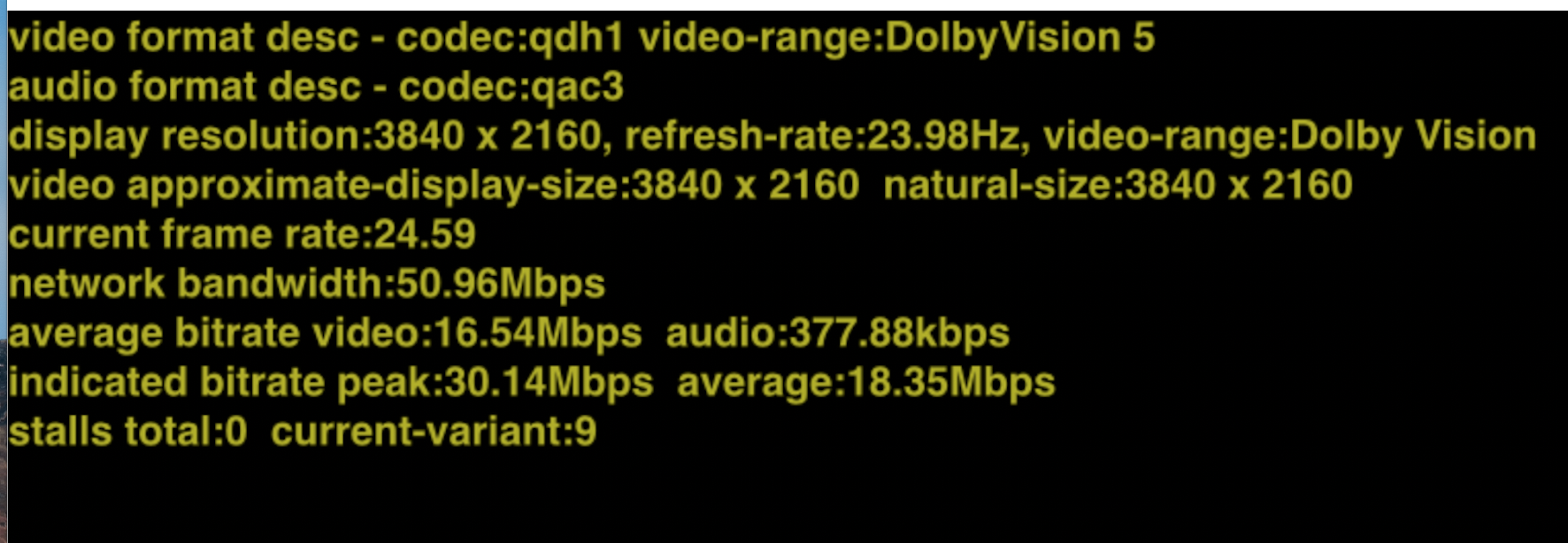 The Matrix 4K - afspillet gennem Apple tv app