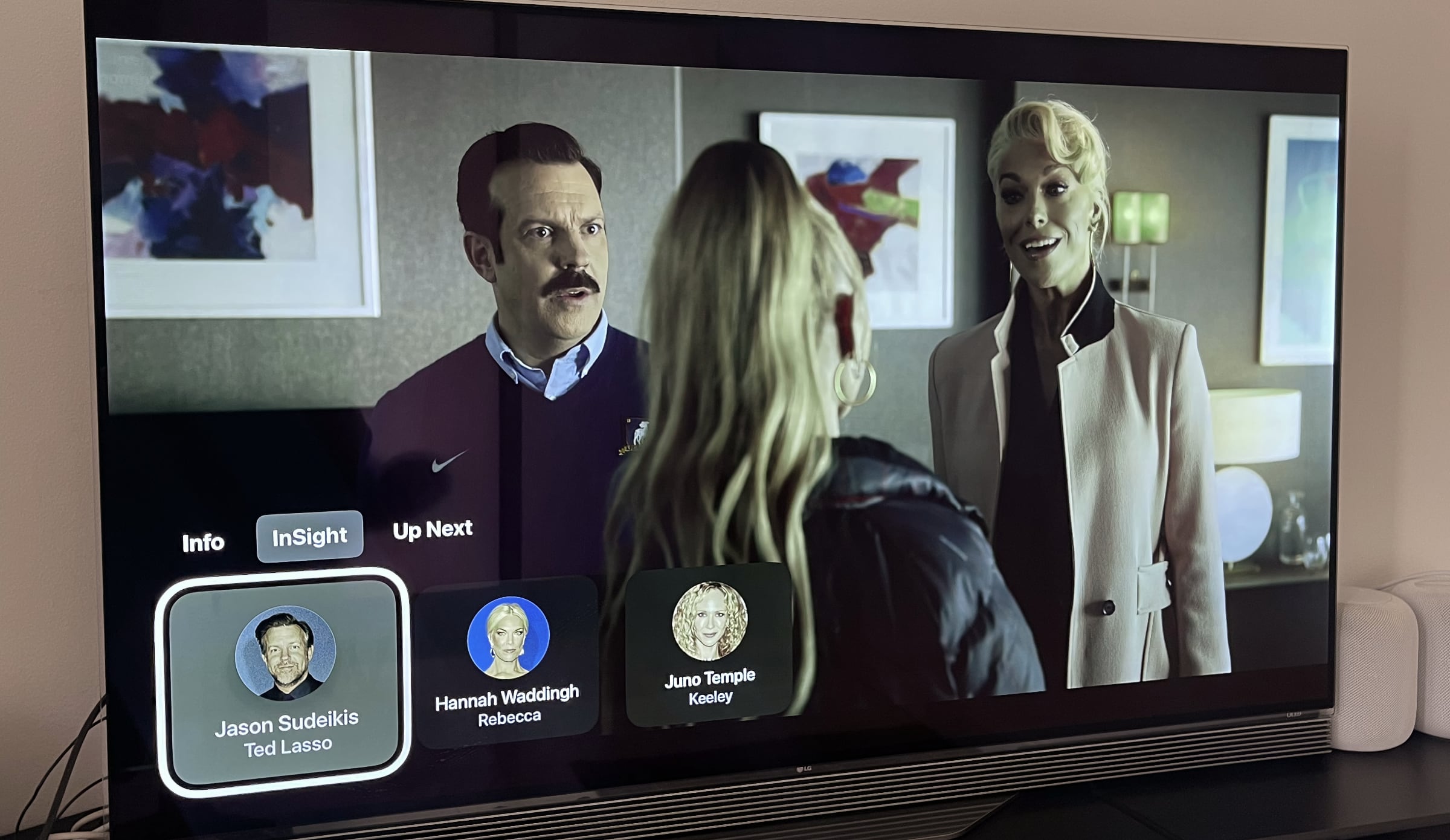 Man kan klikke på skuespilleren