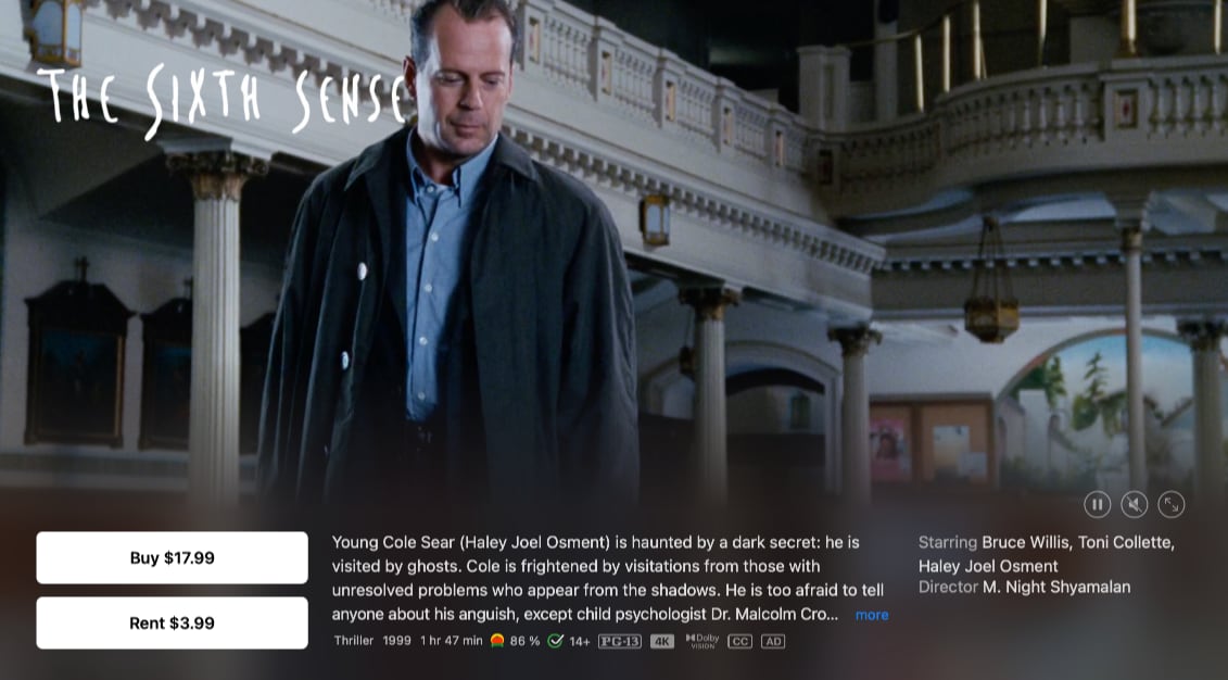 The Sixth Sense 4K