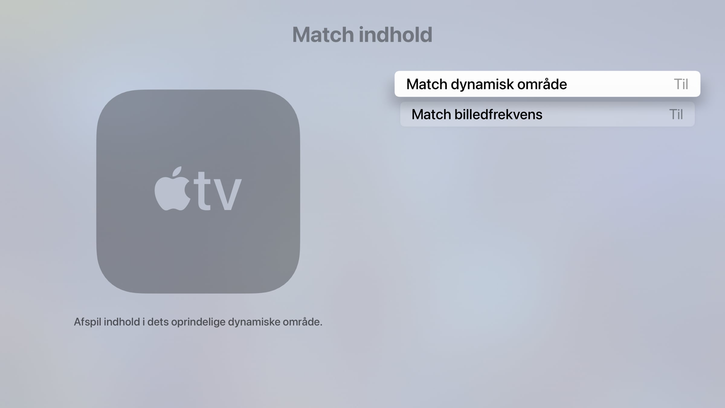 Saml op svale sporadisk Guide: Optimal opsætning af video & lyd på Apple TV 4K - FlatpanelsDK