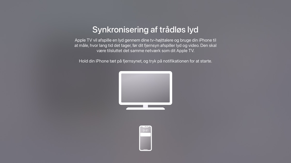 Synkronisering af trådløs lyd Synkronisering af trådløs lyd