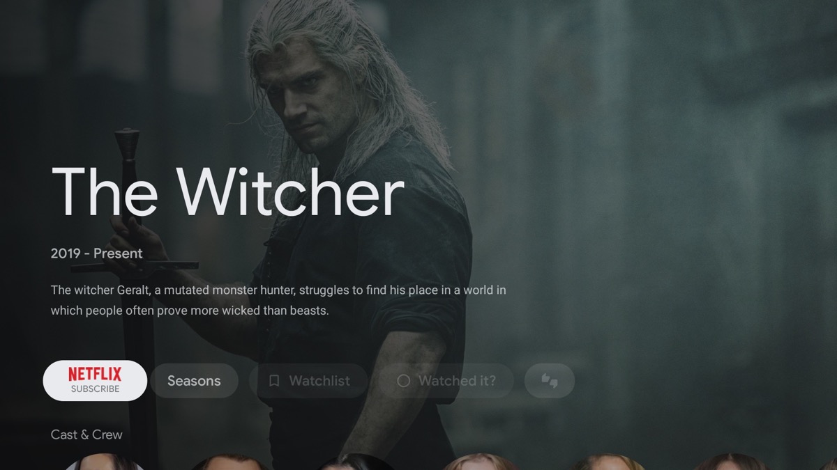 Chromecast med Google TV