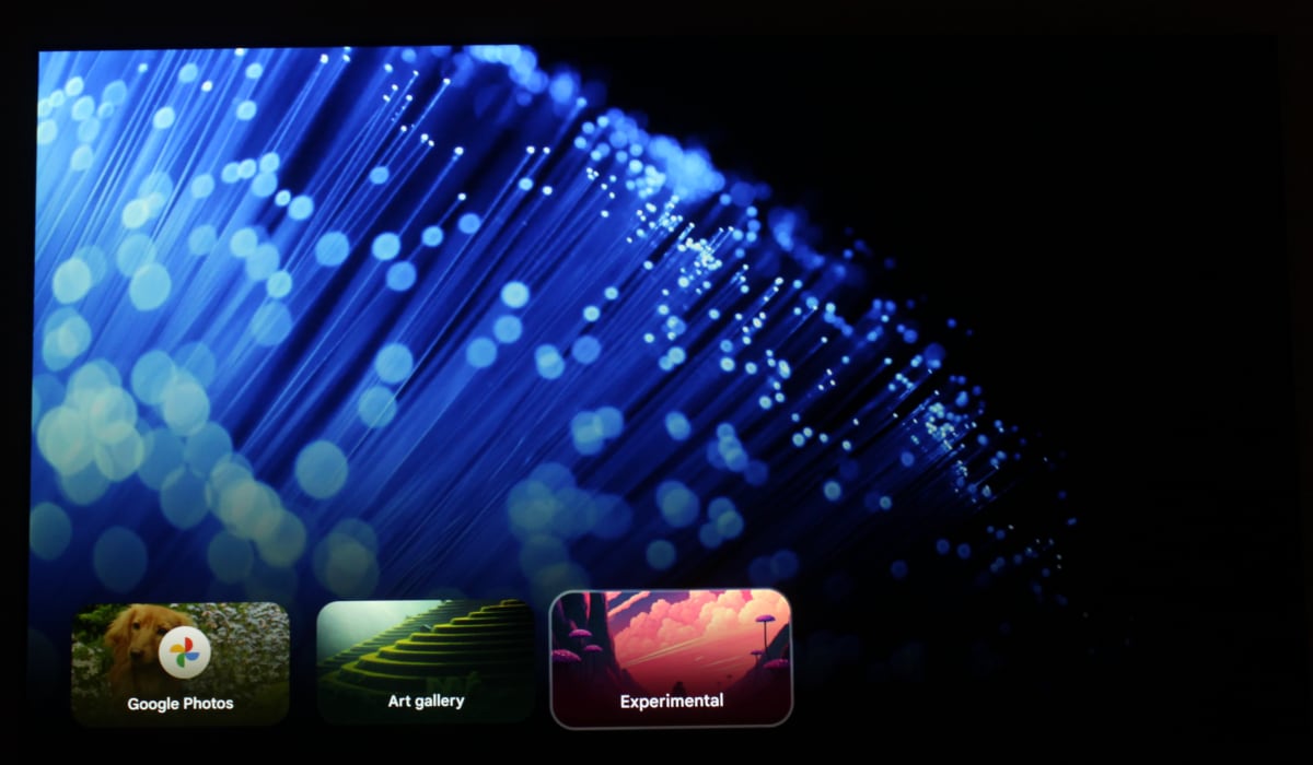 Google TV screensaver