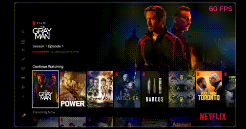 Netflix billedfrekvens