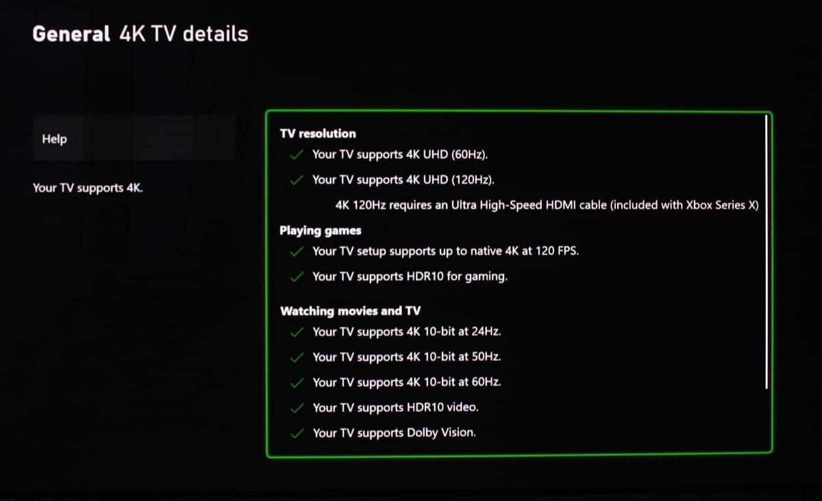 Xbox Series X indstillinger