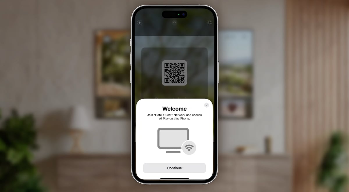 AirPlay hotelværelse
