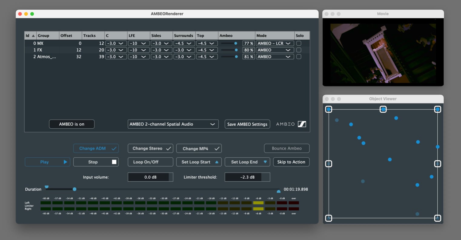 Ambeo Spatial Audio Ambeo Spatial Audio
