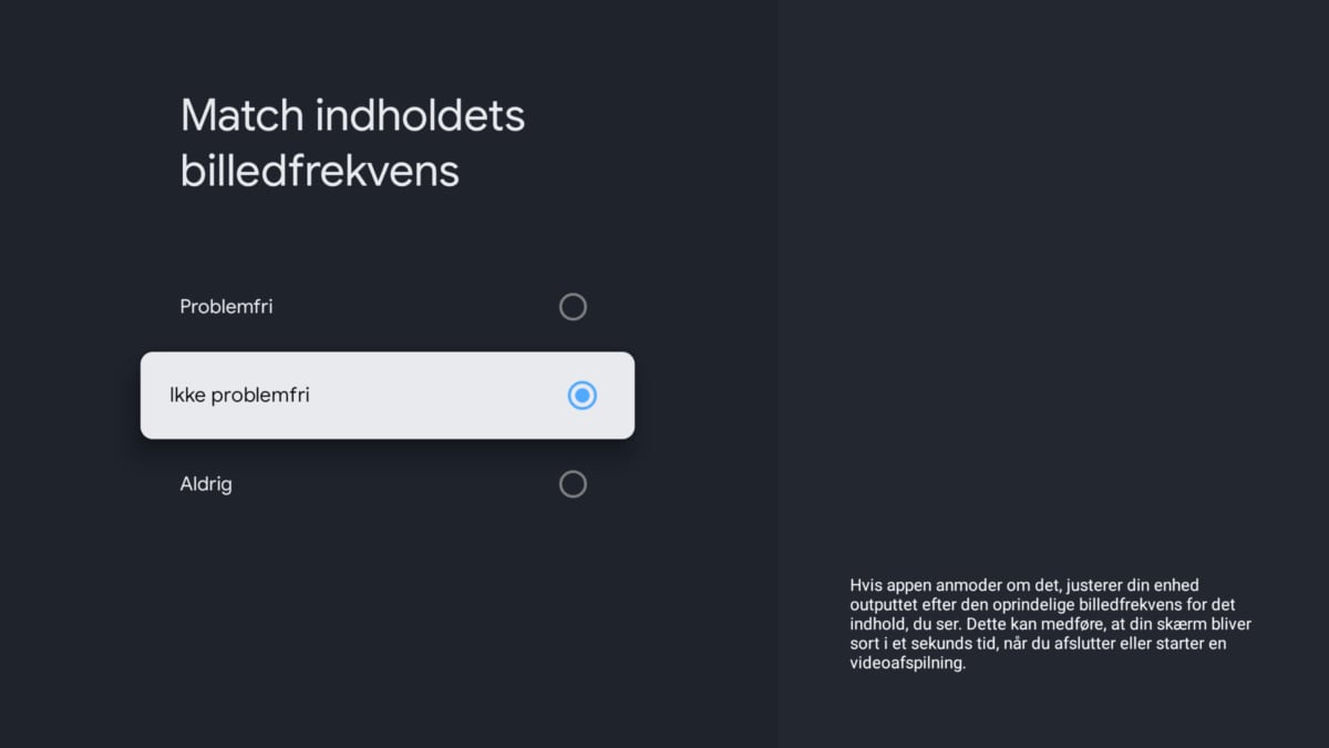 Android frame rate match Android frame rate match