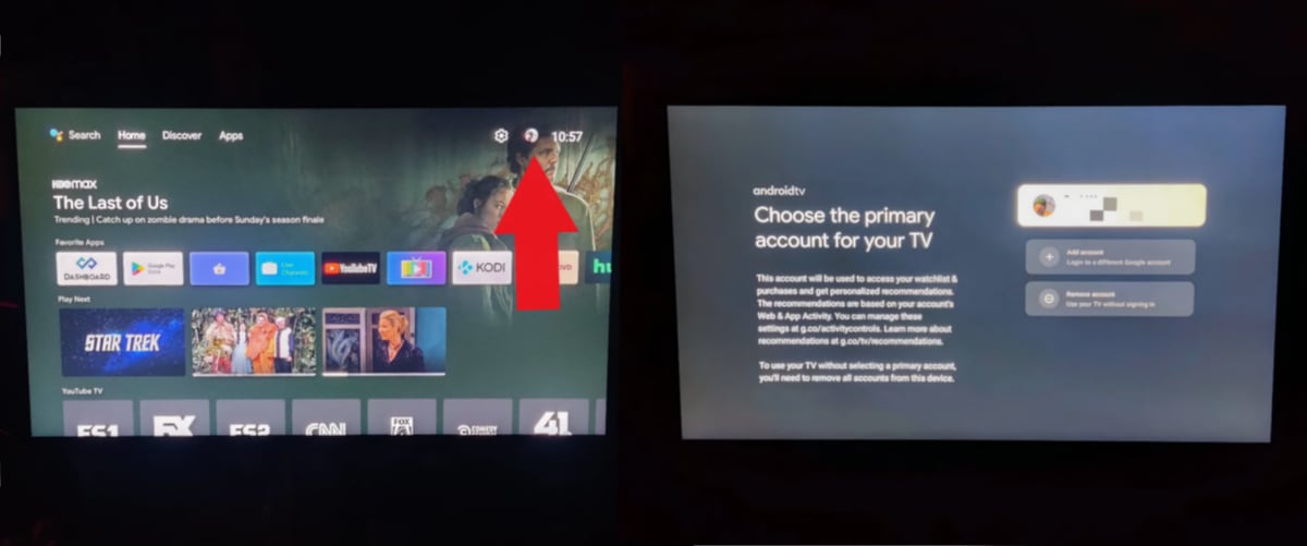 Android TV profiles Android TV profiles