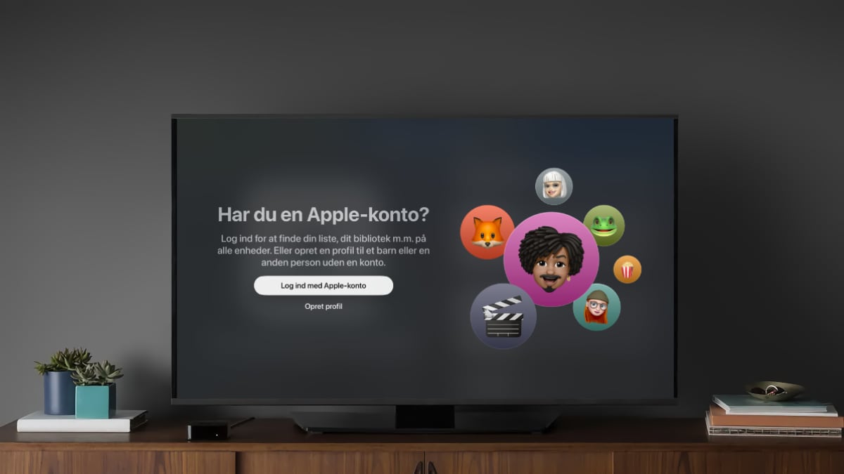 Apple TV brugerprofiler