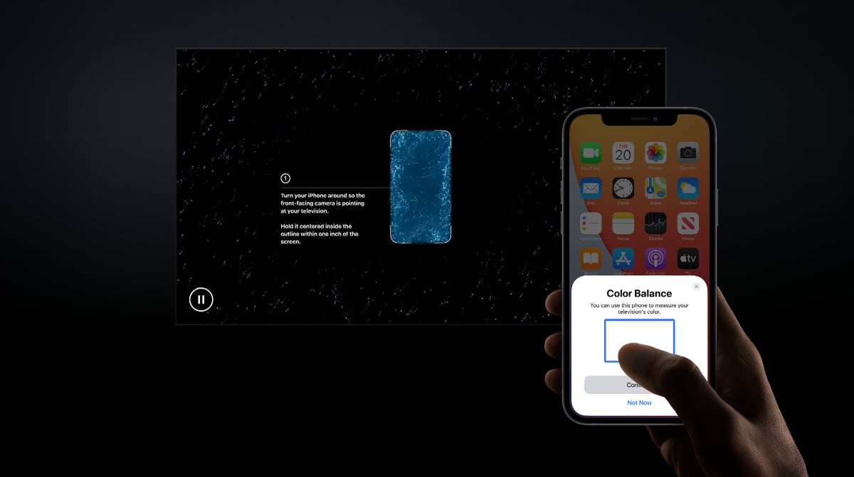 Apple TV Farvebalance