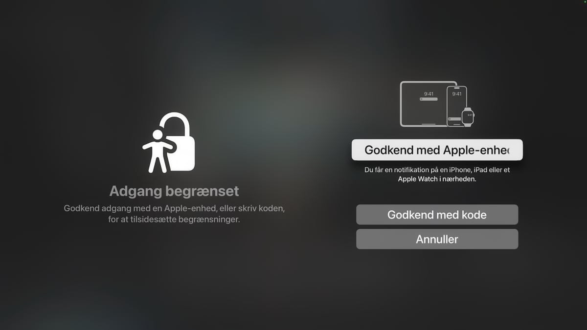 Apple TV begrænsninger Apple TV begrænsninger