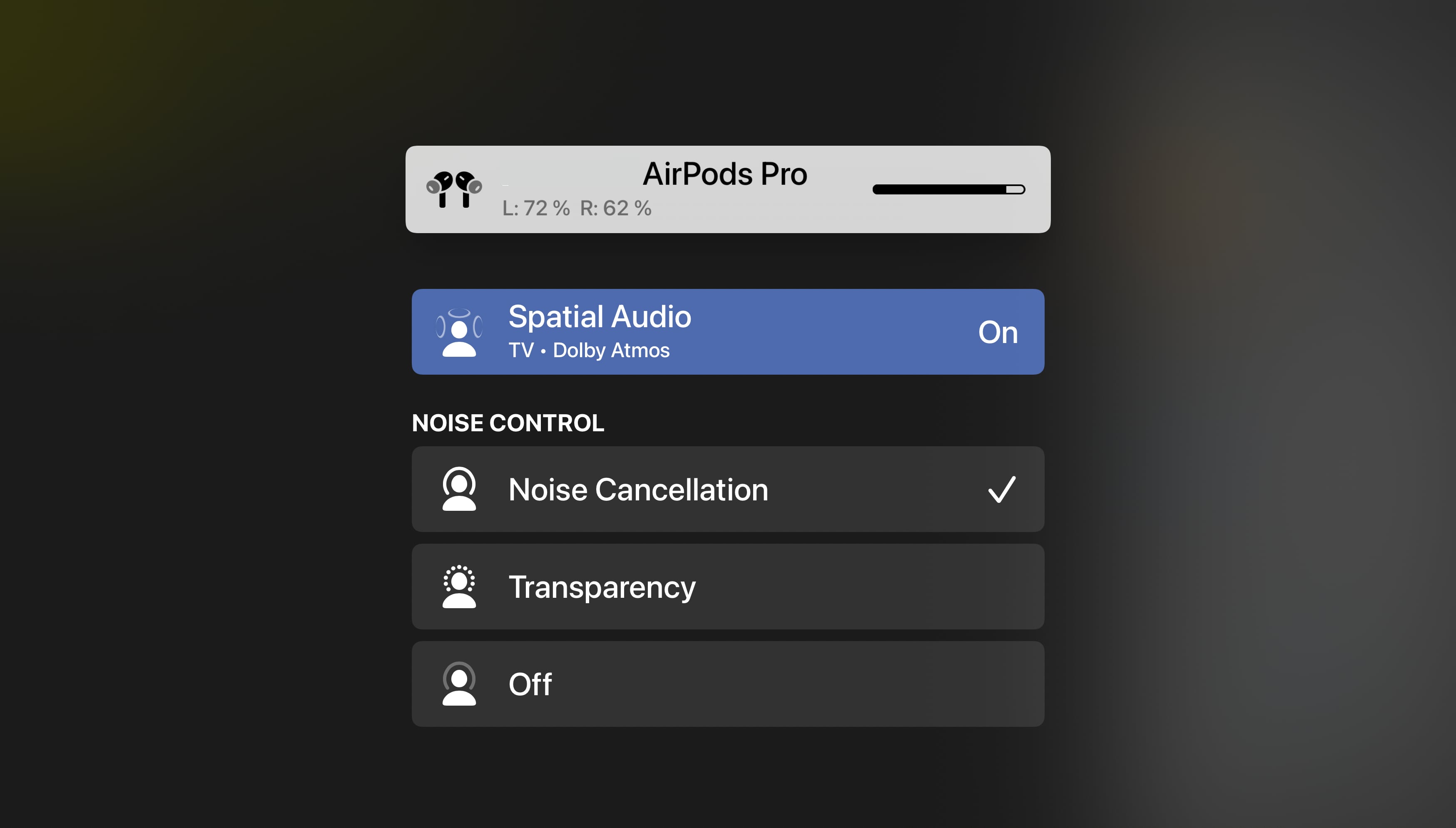 Spatial Audio Apple TV