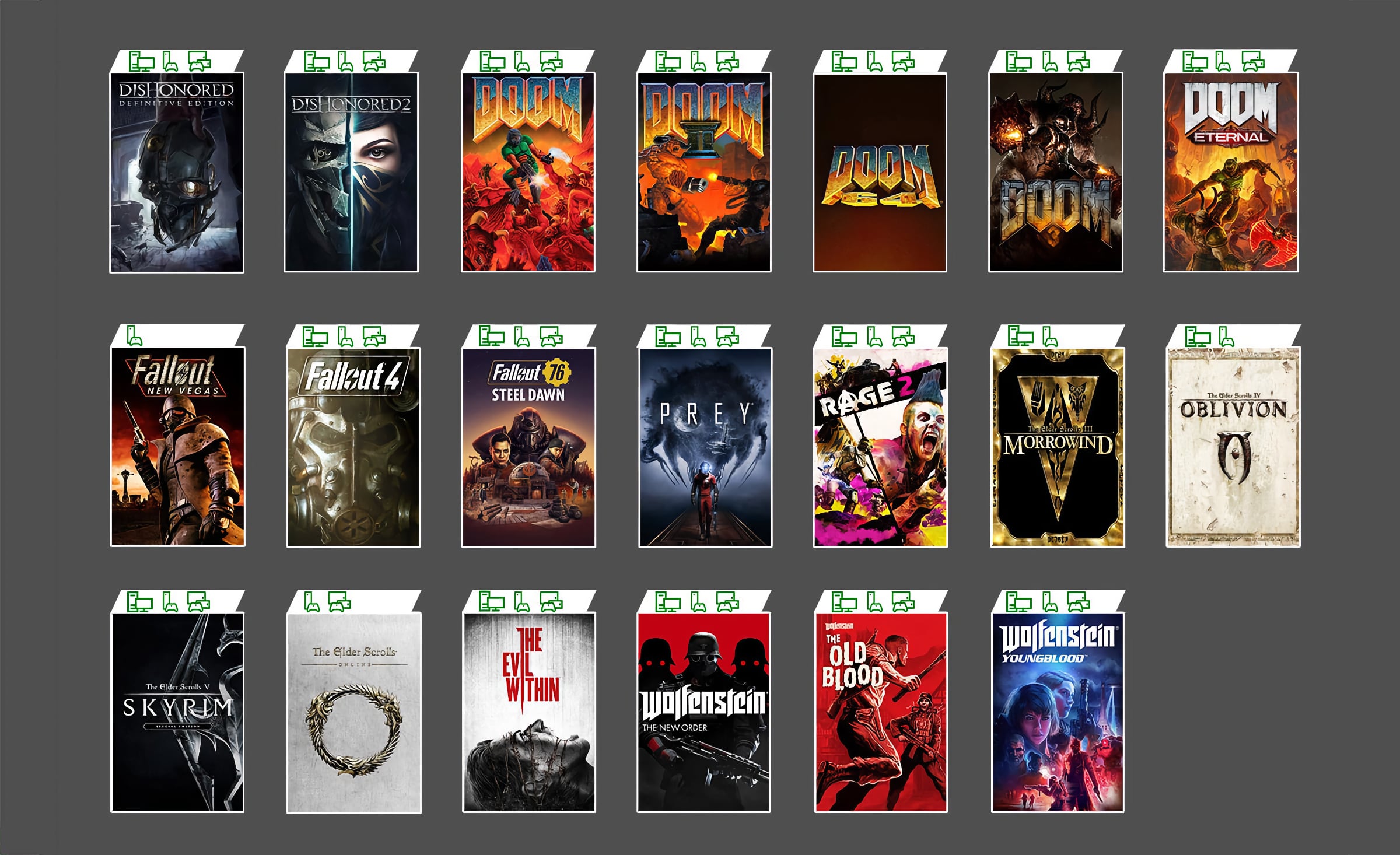 Não se assuste, mas 20 jogos Bethesda estão disponíveis para o Xbox Game  Pass amanhã - XboxEra