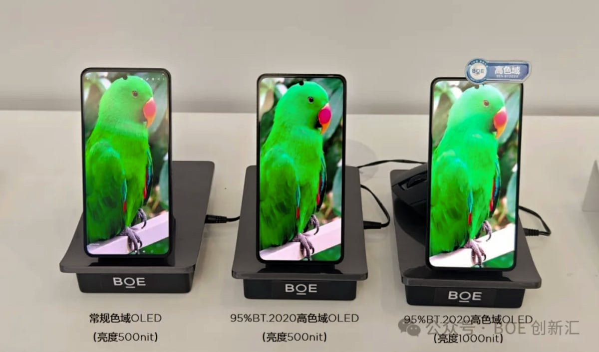 95% Rec.2020 OLED 95% Rec.2020 OLED