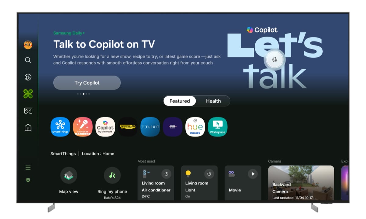 Copilot Samsung TV Copilot Samsung TV