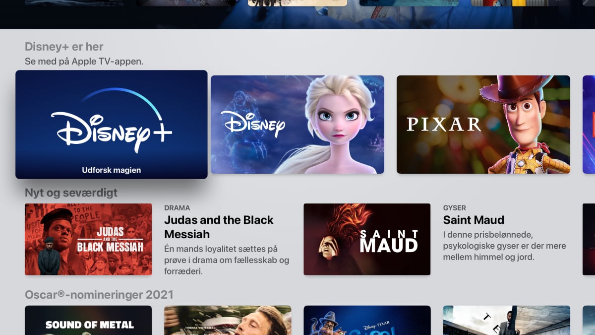 Disney+ Apple TV app