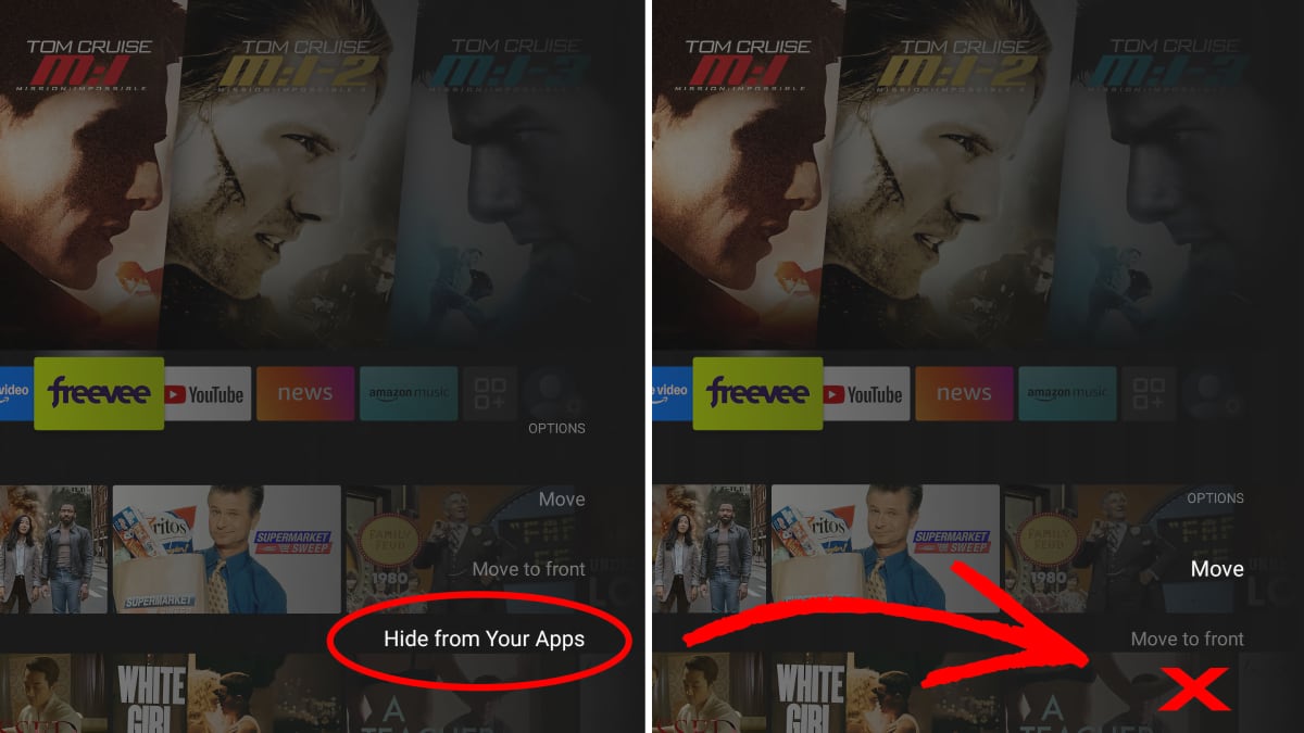 Fire TV skjul apps Fire TV skjul apps