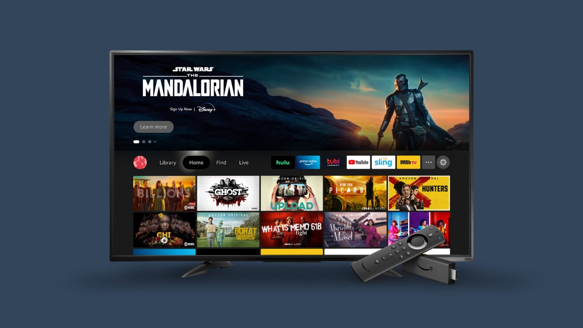 New FireTV user interface