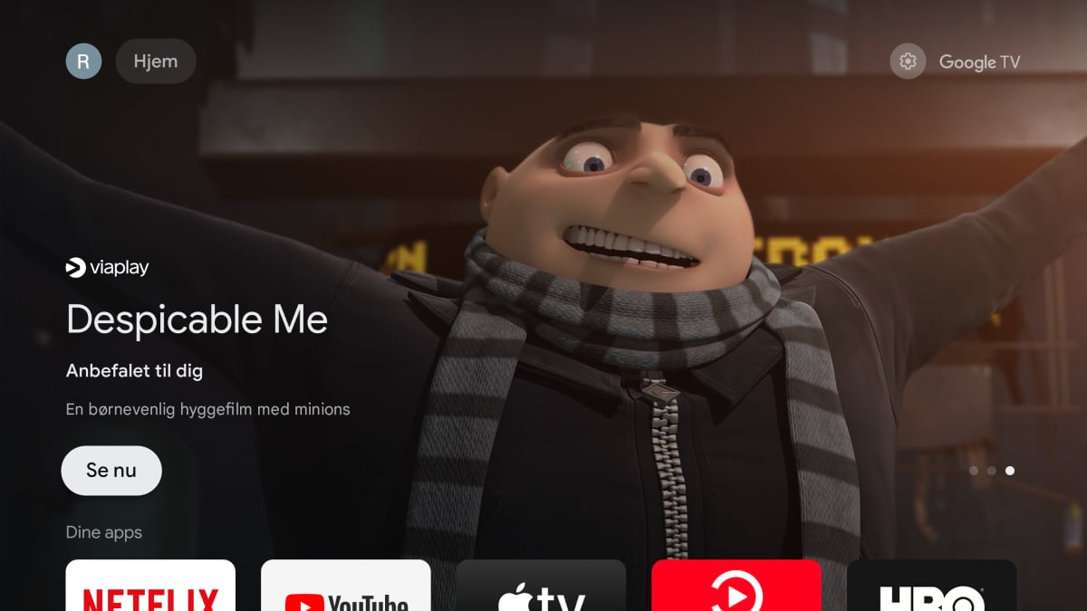 Google TV kun apps