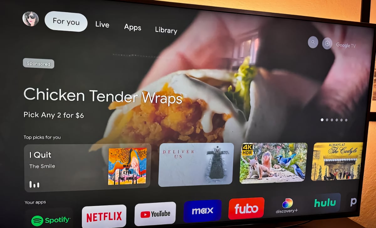 Google TV videoreklamer