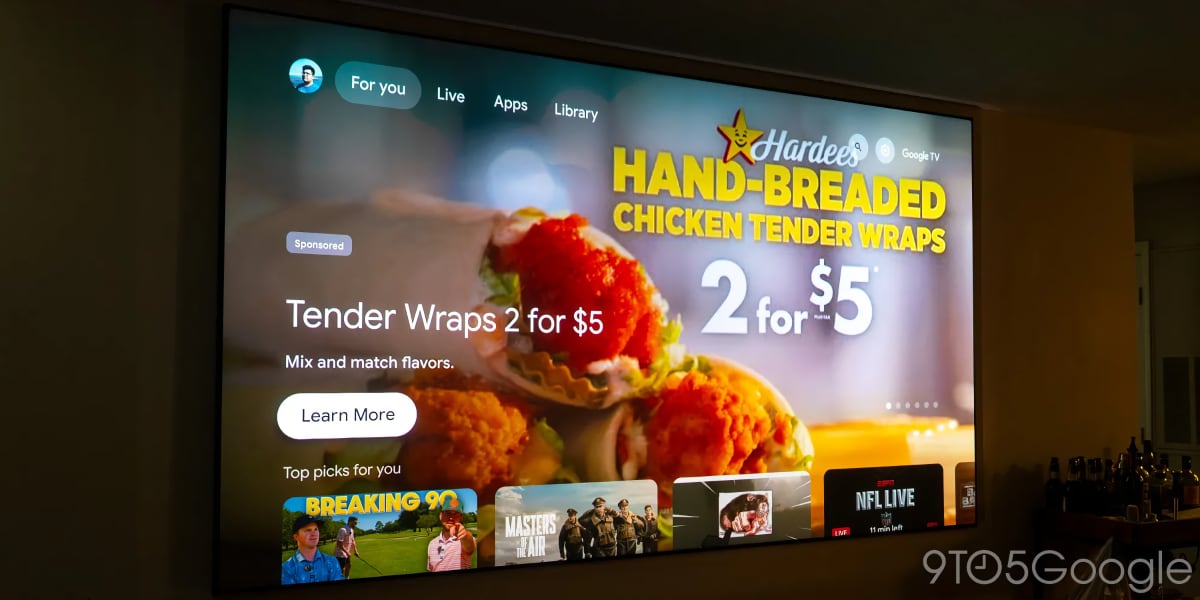 Google TV videoreklame