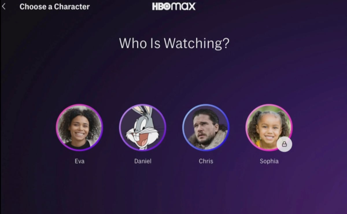 HBO Max brugerflade HBO Max brugerflade
