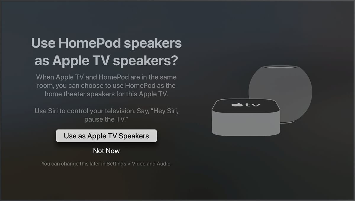 HomePod Apple TV