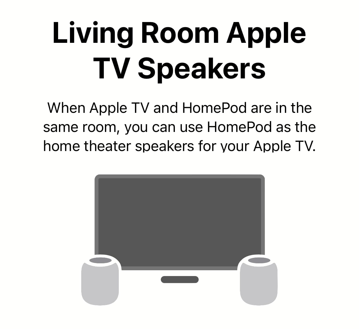Apple TV HomePod parring Apple TV HomePod parring