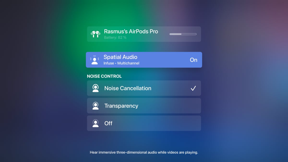Infuse Spatial Audio Infuse Spatial Audio