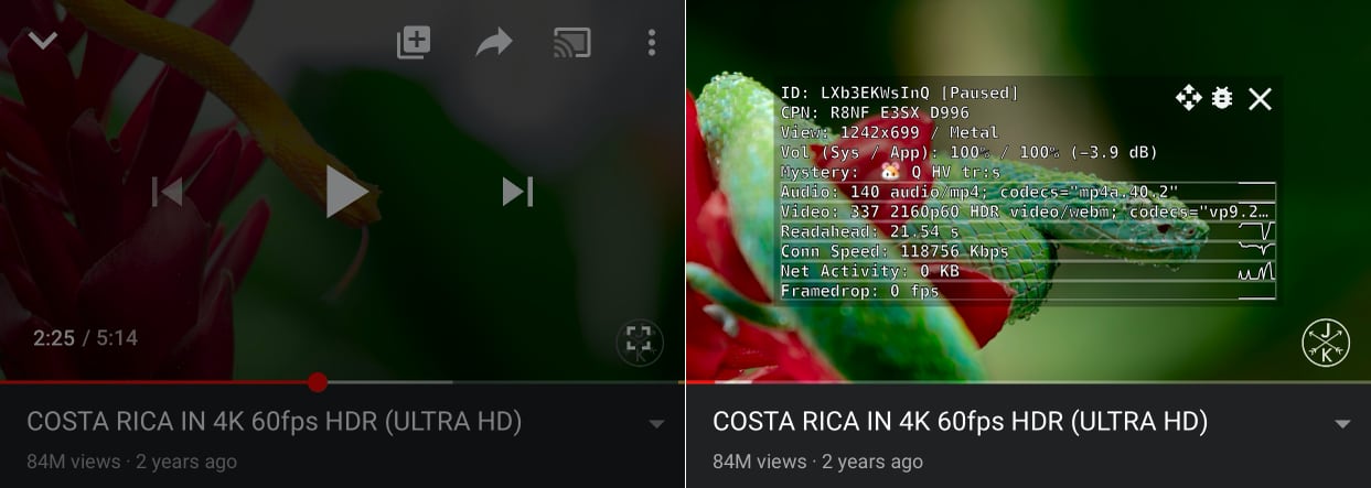 YouTube 4K HDR