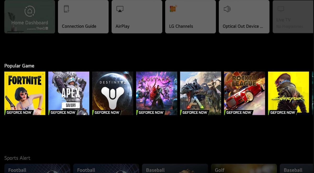 Gaming Shelf LG OLED