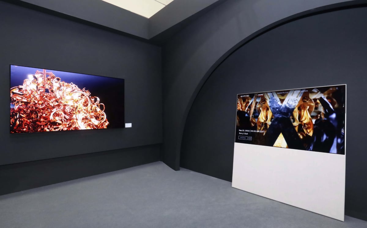 NFT kunst LG OLED