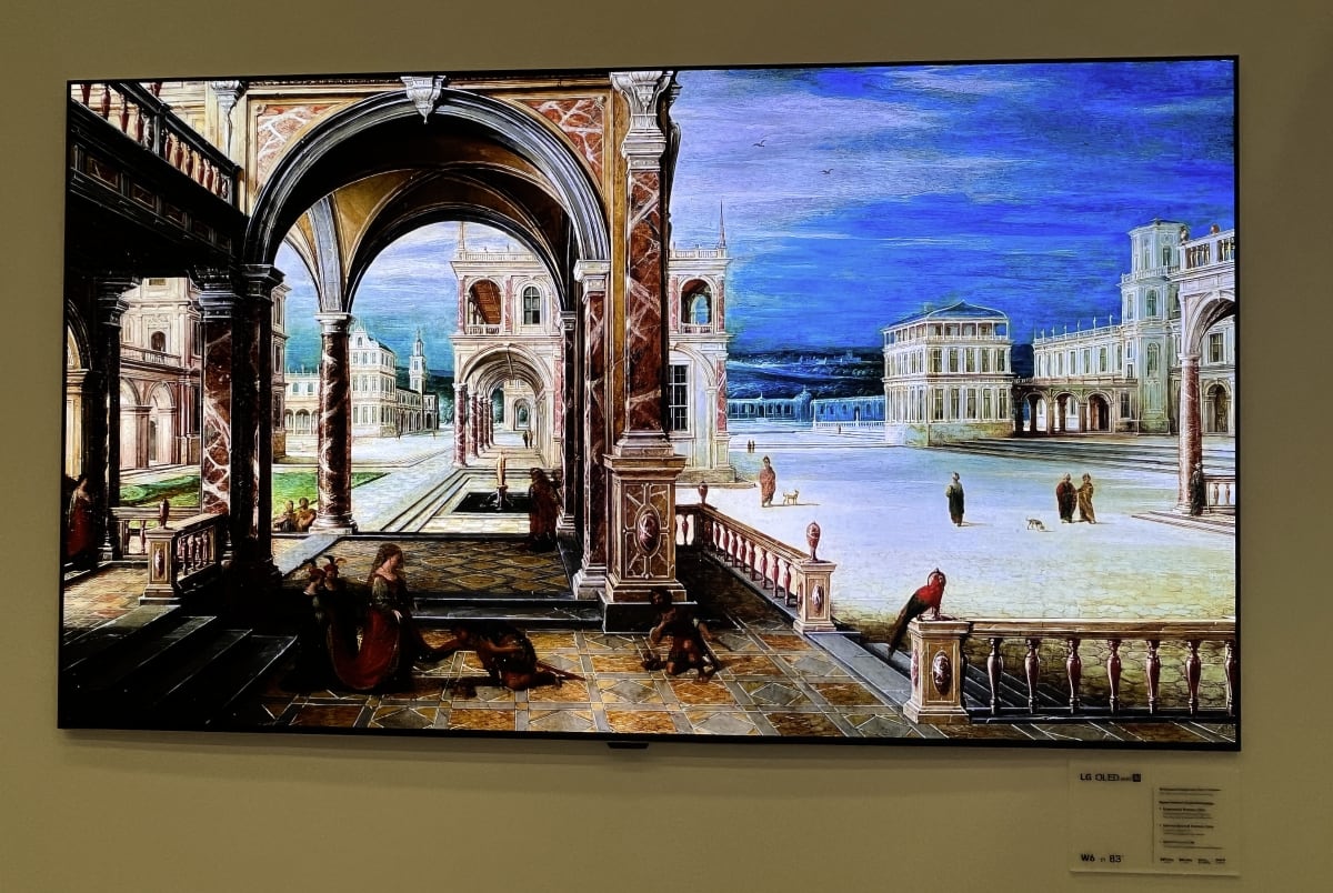 LG W6 wallpaper OLED