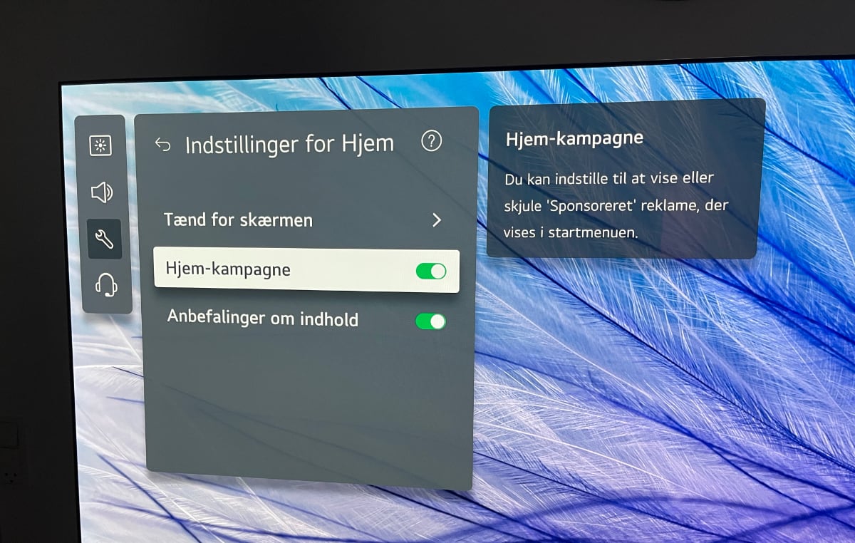LG TV reklamer