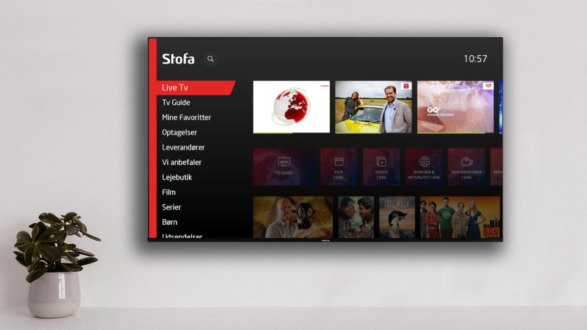 Stofa med app til & Google TV - FlatpanelsDK