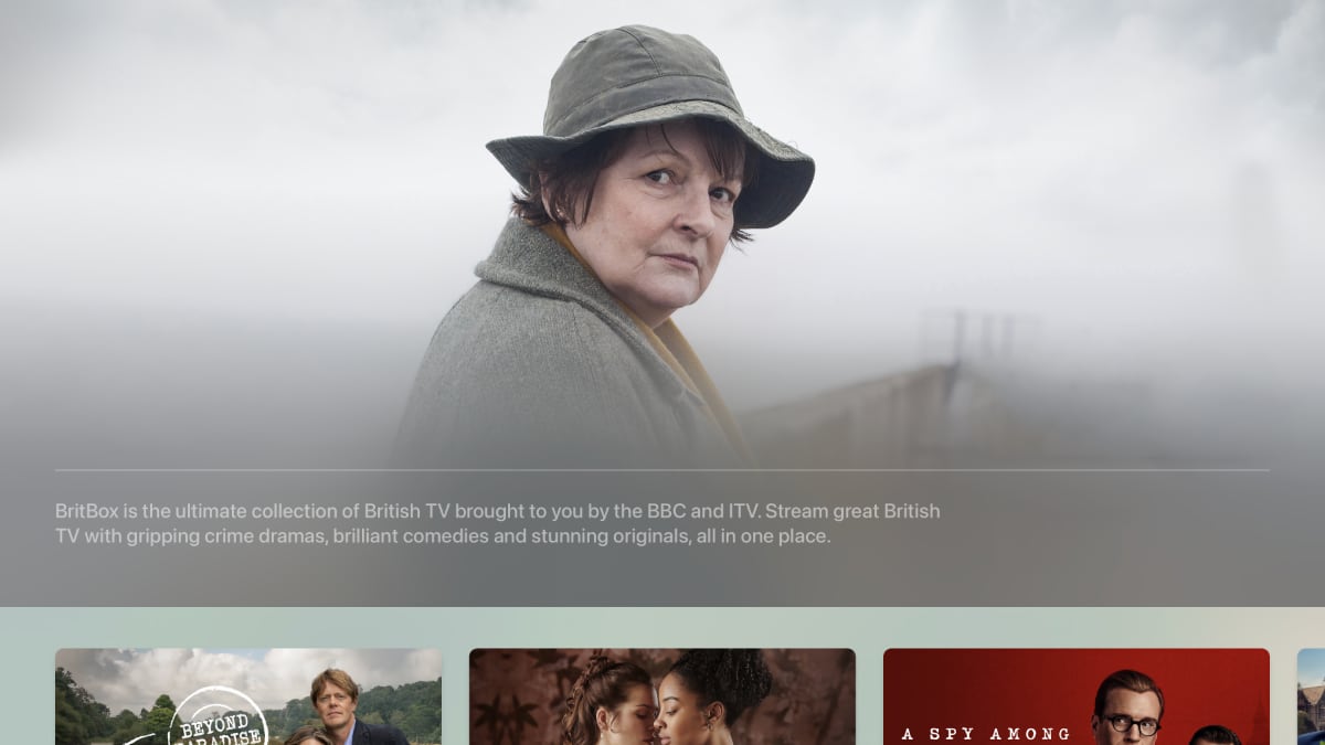BritBox Apple TV app
