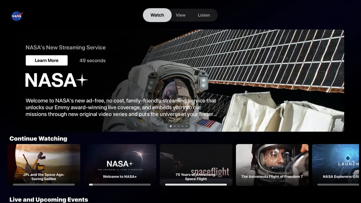 Nasa+ streaming Nasa+ streaming