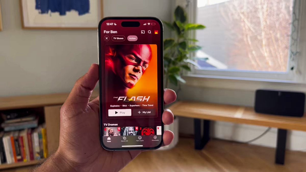 Netflix iPhone redesign