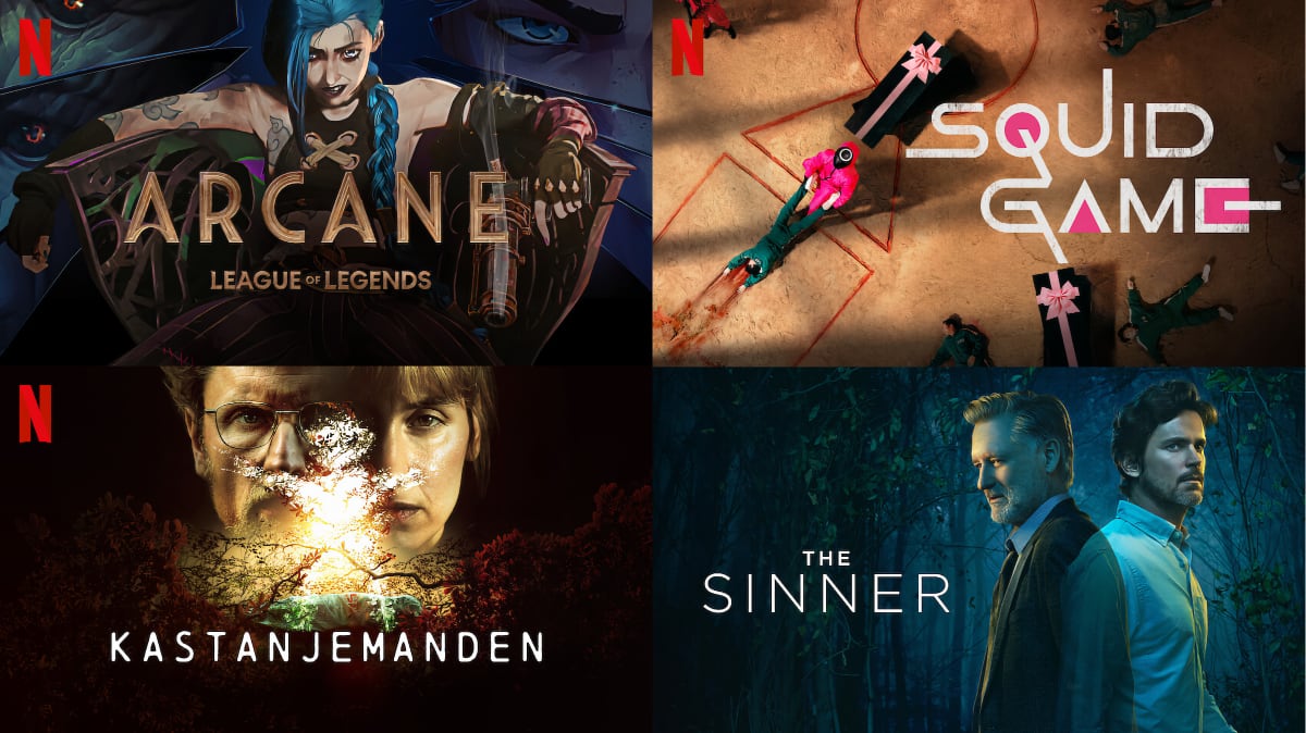 Netflix top-10 Danmark