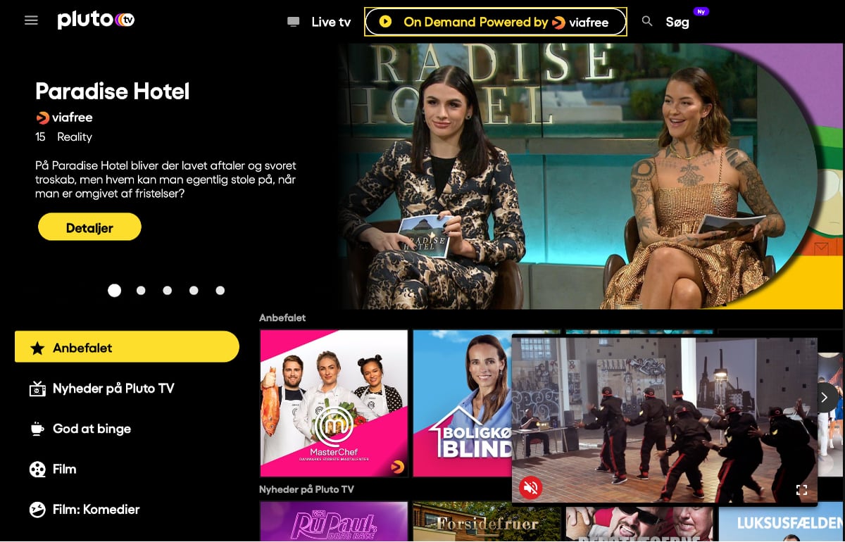 Pluto TV Danmark Pluto TV Danmark