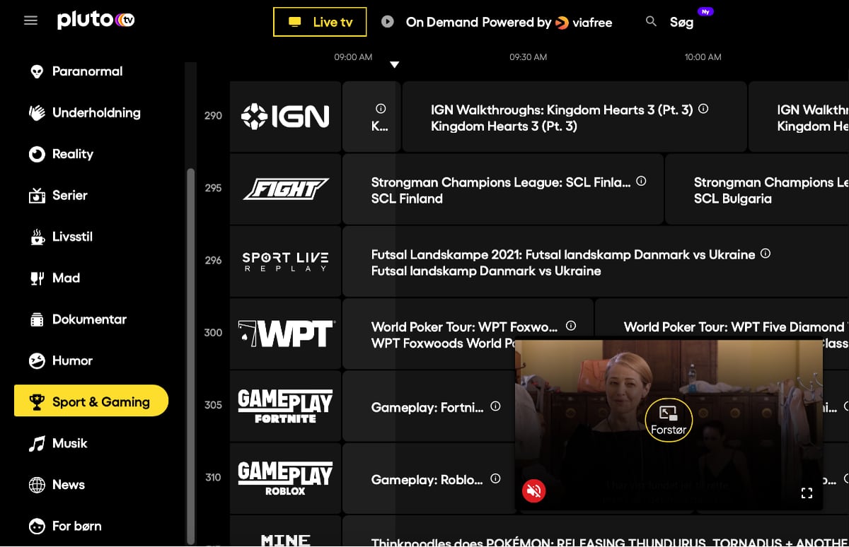 Pluto TV Danmark Pluto TV Danmark